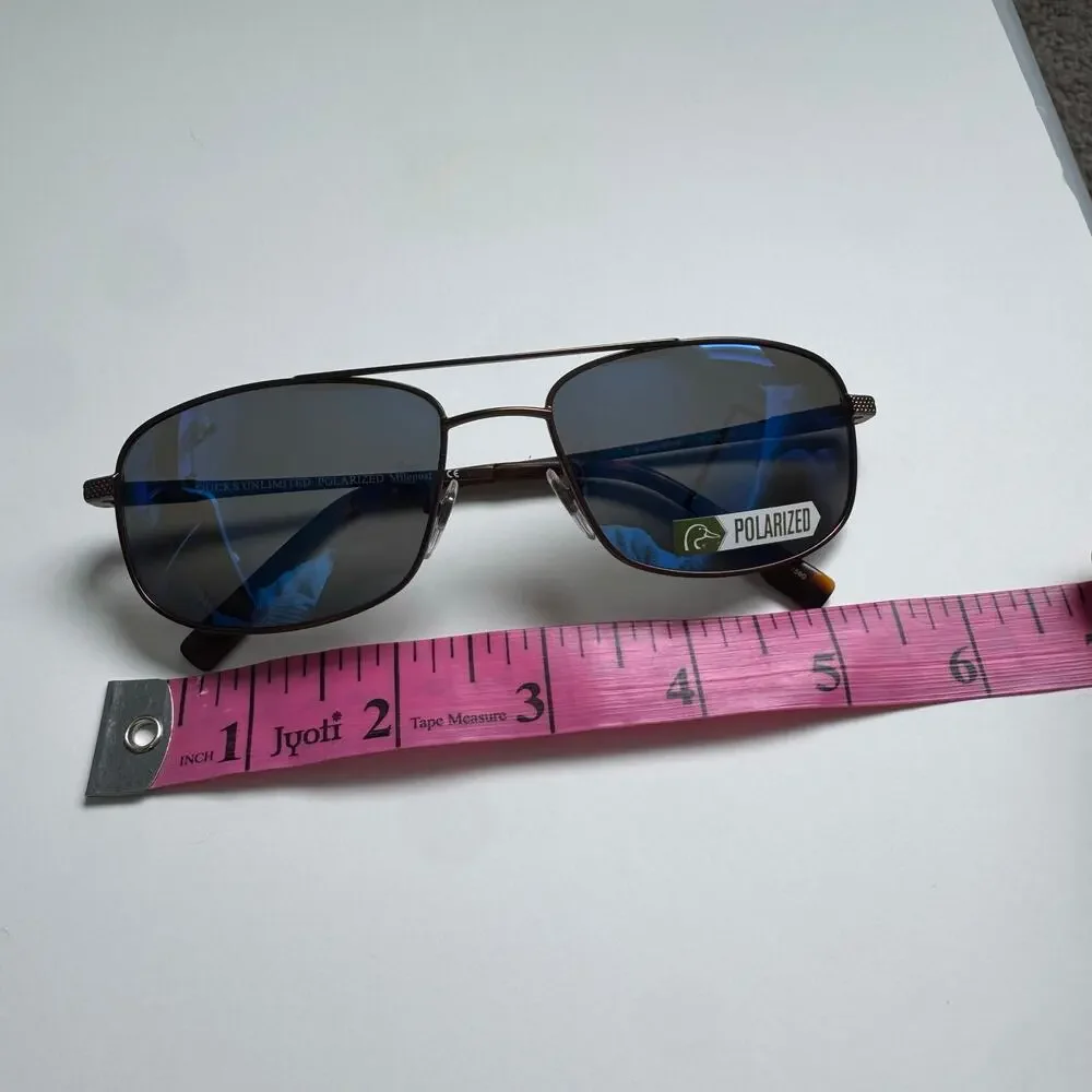 NWOT Ducks Unlimited Mile Post Bronze Double bar sunglasses